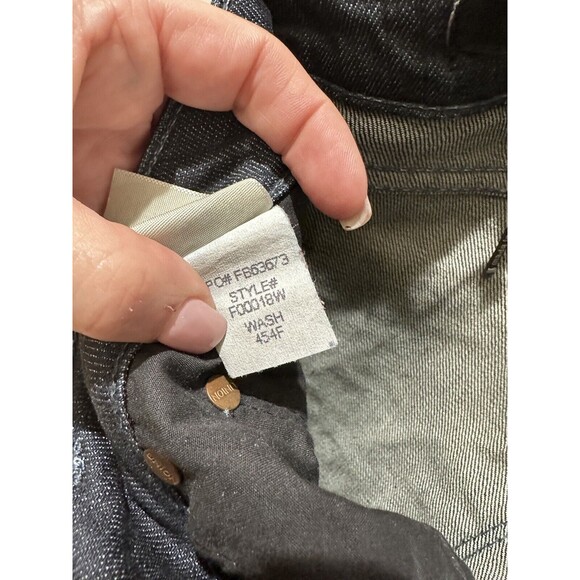 Union Women's Jeans Size 29 Blue Denim Dark Wash (Inside seem 32) - Picture 9 of 16